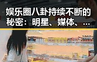 娱乐圈八卦持续不断的秘密：明星、媒体、粉丝与网络的双重作用